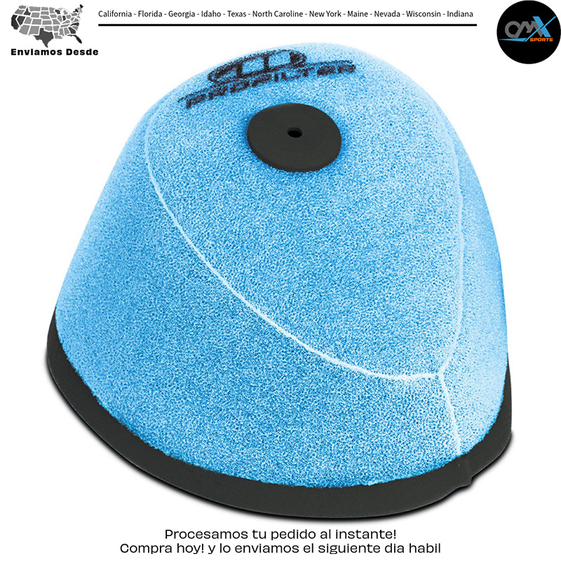 FILTRO DE AIRE LISTO PARA USAR PRE-ACEITADO Kawasaki KX250F KX450F KX250 2006-2016