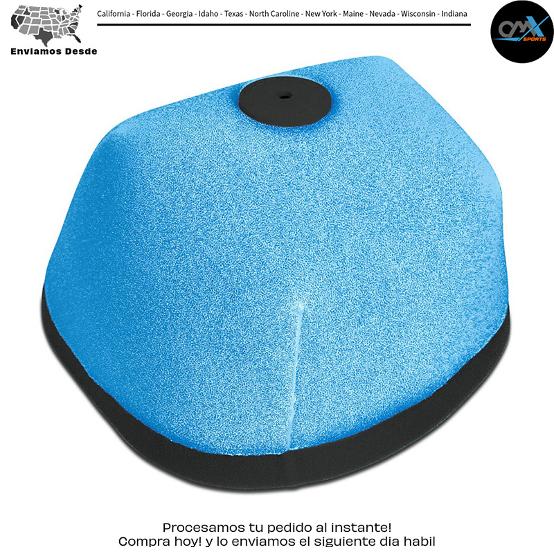 FILTRO DE AIRE LISTO PARA USAR PRE-ACEITADO Kawasaki KX250F KX450F 2016-2020