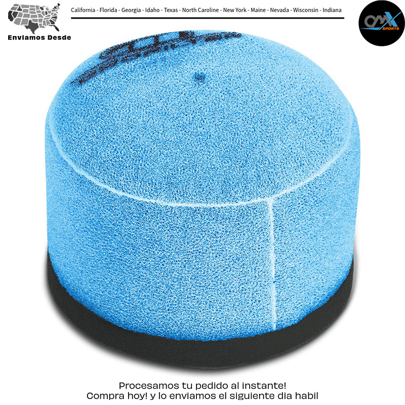 FILTRO DE AIRE LISTO PARA USAR PRE-ACEITADO Kawasaki Suzuki KX65 RM65 2000-2020