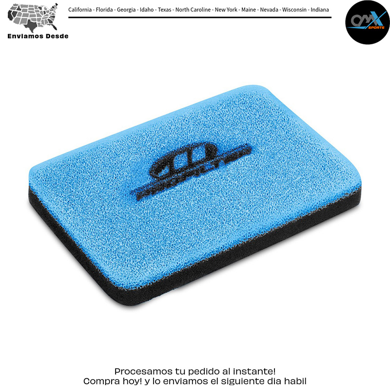 FILTRO DE AIRE LISTO PARA USAR PRE-ACEITADO KTM 50 SX 50 SX Mini 50 SX Junior 50 Mini Adventure 50 Sr Adventure 50 SX Pro Jr LC 50 SX Pro Sr LC 50 Jr Adventure 2000-2008