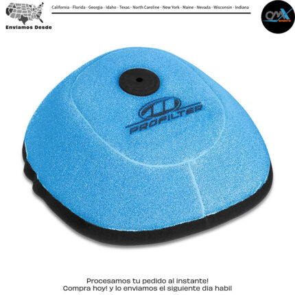 FILTRO DE AIRE LISTO PARA USAR PRE-ACEITADO Husqvarna KTM TC 250 TE 250 250 SX 250 SX-F 250 XC 250 XC-W 250 XCF-W 500 EXC-F 300 XC 300 XC-W 450 SX-F 450 XCF-W 530 XC-W 4-Tiempos 85 SX (17/14) 85 SX (19/16) 250 XC-F 450 XC-F 125 SX 150 SX 200 Xc-W 250 XC-W TPi 250 XC