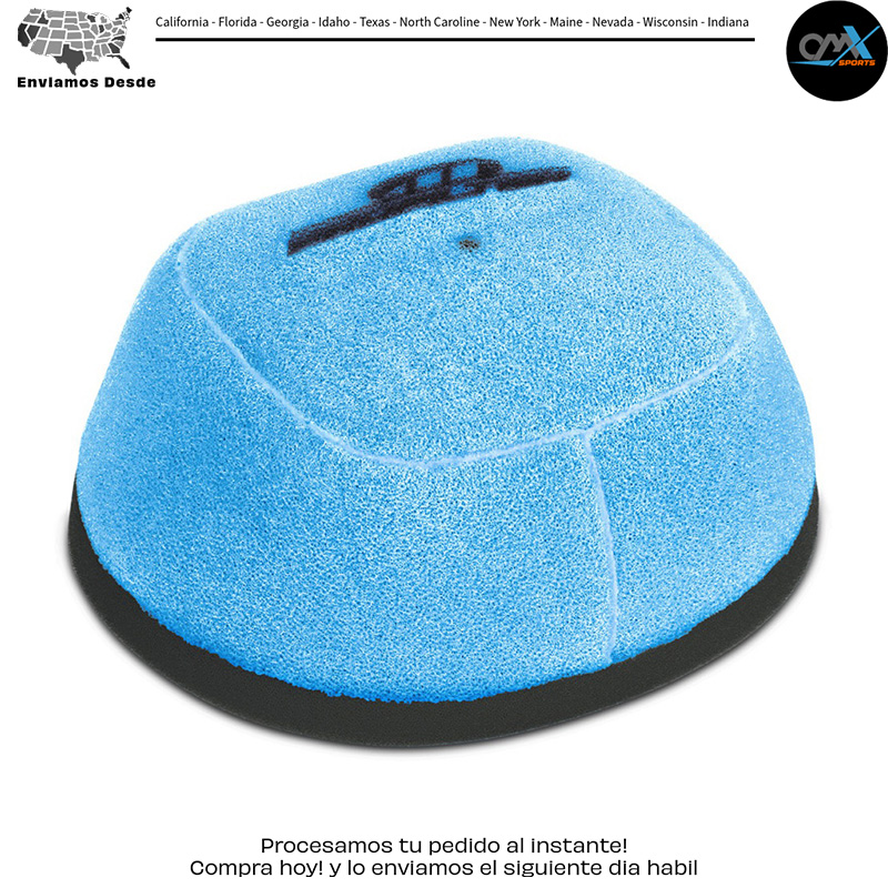 FILTRO DE AIRE LISTO PARA USAR PRE-ACEITADO Yamaha YFM250R Raptor YFM250RSE Raptor SE YFM250RSE2 Raptor SE Custom 2008-2013