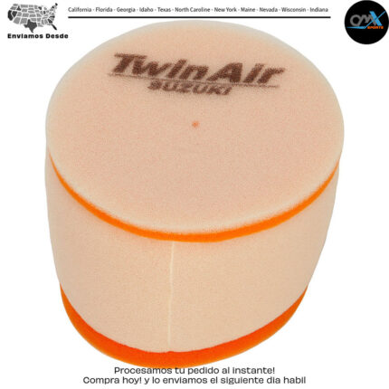 Filtro de aire TWIN AIR para Suzuki LT-F500F QuadRunner 4X4 [SRA] 98-02 LT-A500F Quad en la primera línea, en la segunda línea tradúceme MPN: 153907 SUZUKI LT-F500F QUADRUNNER 4X4 [SRA] LT-A500F QUADMASTER [SRA] 1998-2002.