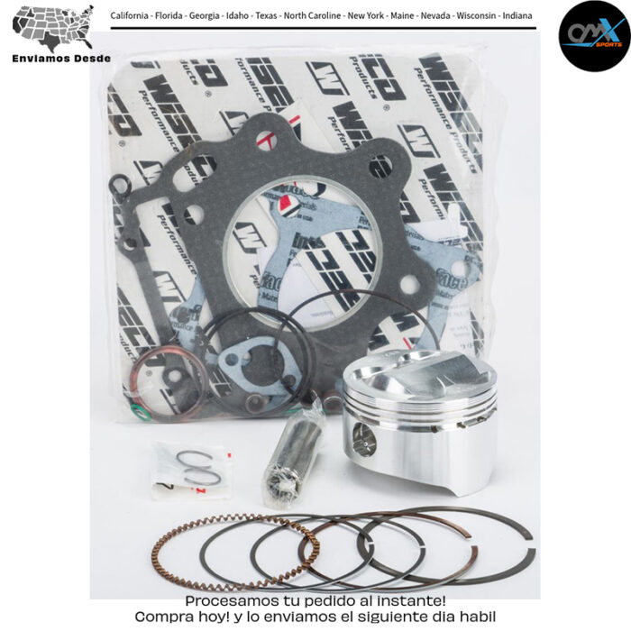 TOP END KIT 4 VALVE 76.00/+2.00 12:1  Honda TRX250X [SRA] 1987-1992
