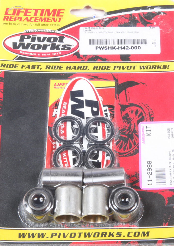KIT DE RODAMIENTO DE AMORTIGUADOR DELANTERO Honda TRX400X TRX400EX Sportrax 1999-2014