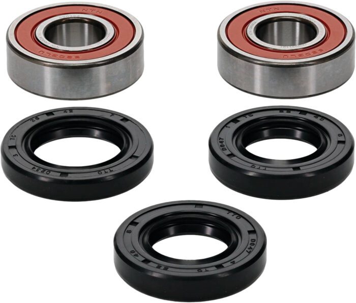 Kit de rodamientos de rueda premium Kawasaki Suzuki KLF110 Mojave [SRA] KLF185 Bayou [SRA] Lt-F160 QuadRunner Lt160 Lt160E LT-F250 Ozark [SRA] Lt125 Lt185 Alt125 Alt185 1983-2014