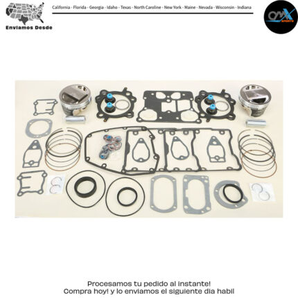 V-TWIN PISTON KIT W/GASKETS