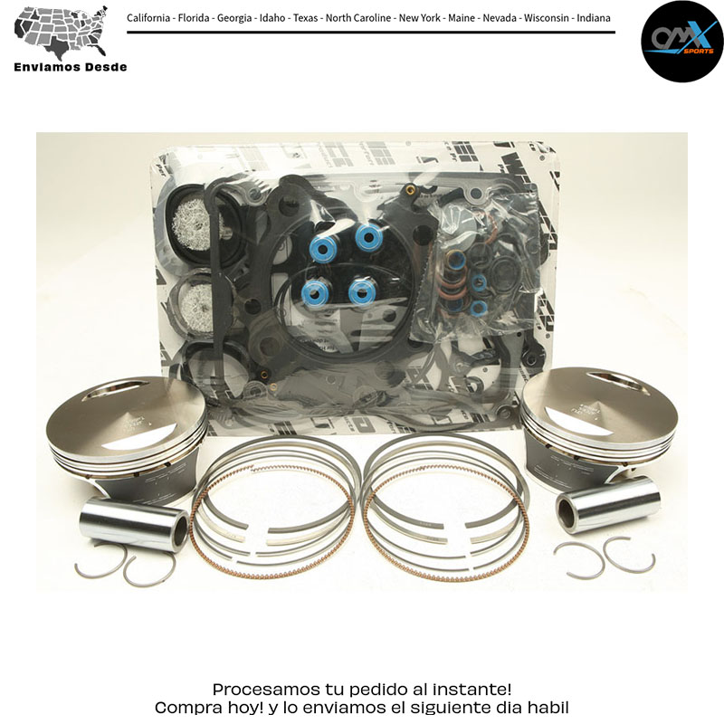 V-TWIN PISTON KIT W/GASK ETS