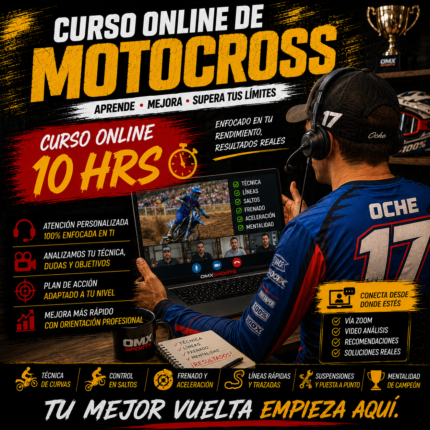 Clase de Motocros y/o Enduro Online 10 horas