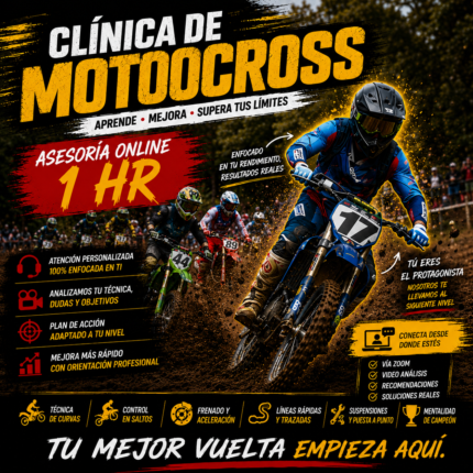 Aseosria de Motocross y/o Enduro Online 1 hora