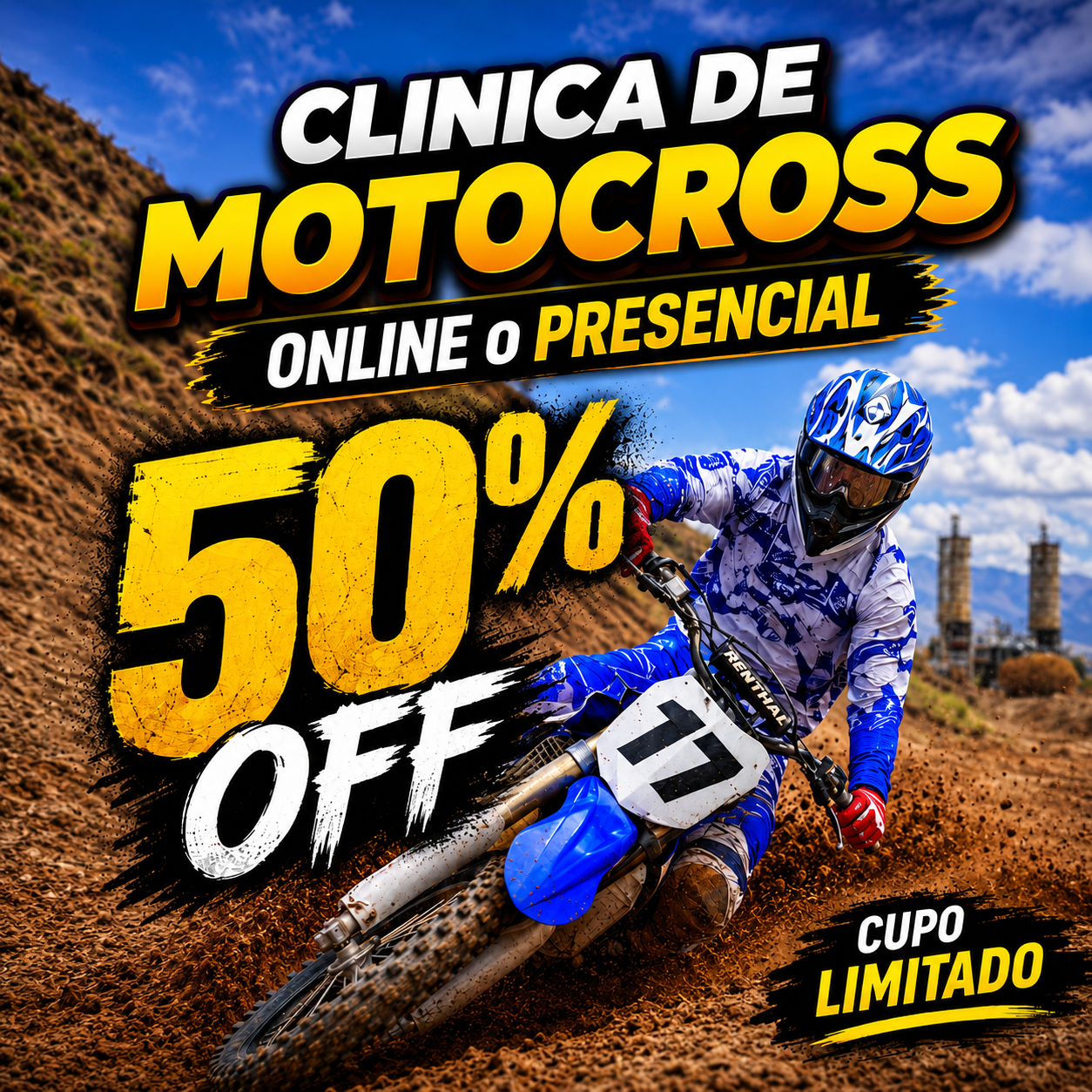 Clases de Motocross Full Day (1 dia)