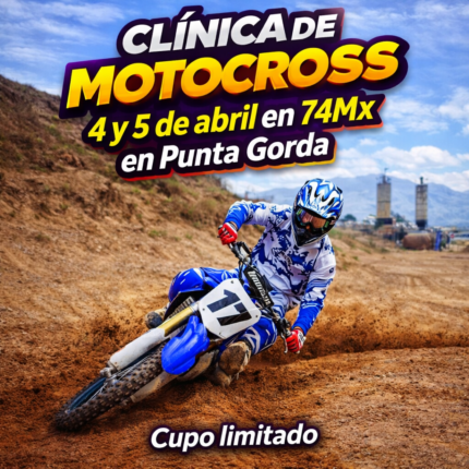 Clases de Motocross 74MX FULL DAY 4 y 5 de abril (2 dias)