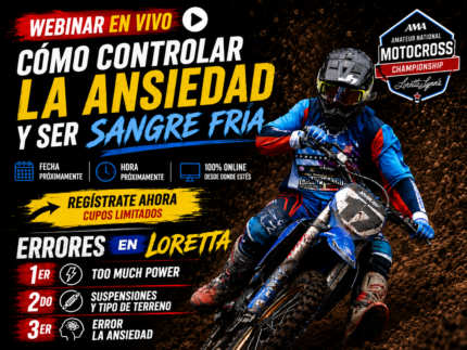 Webinar,   la ansiedad en el motocross